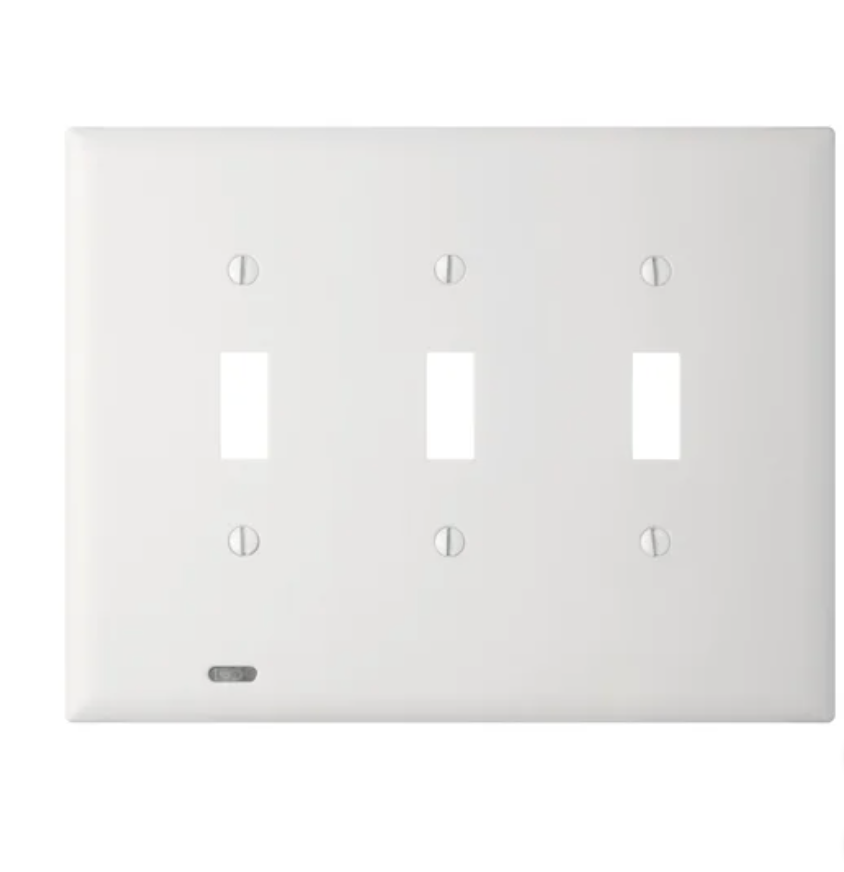 SnapPower LED Toggle SwitchLight, 3-pack (Triple-Gang)